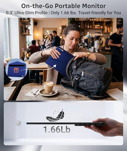 Ingnok Touchscreen Monitor for Laptop,Dual USB C,15.6Inch FHD 1080P | 10 Point Touch,USB C mini HDMI for Laptop,Mac,mini PC,Built in Speakers,with Adjustable Stand,VESA,Lightweight,Eyecare - style: Touch