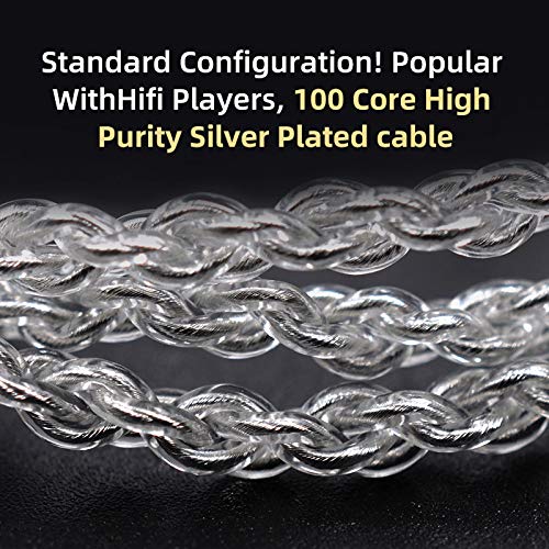 KZ ZSN Pro X IEM Earphone in Ear Monitors, 1BA+1DD Dual Driver Noise Cancelling Wired Gaming Earbuds, Deep Bass Stereo Sound Headphones with 3.5 Plug 2PIN Detachable Tangle-Free Cable (Gold, with Mic) - color: Gold, size: With Mic