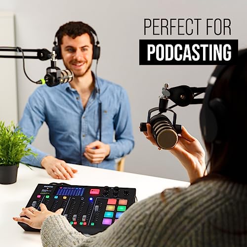 RØDE PodMic USB Versatile Dynamic Broadcast Microphone With XLR and USB Connectivity for Podcasting, Streaming, Gaming, Music-Making and Content Creation & PSA1 Swivel Mount Studio Microphone Boom Arm