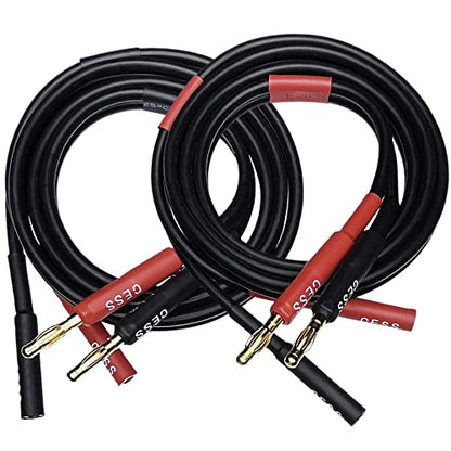 CNCESS Banana Male to Female Extension Cable, 3 ft, 2-Pack - size: 3 Feet