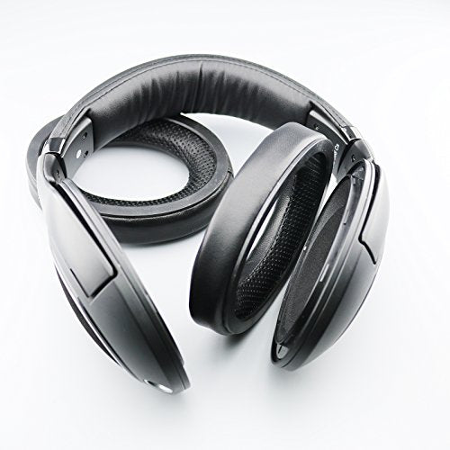 NewFantasia Sheepskin Ear Pads Compatible with Sennheiser HD598, HD598Cs, HD560s, HD598SE, HD620S, HD599, HD569, HD579, HD505 Headphones Genuine Leather Memory Foam Replacement Earpads Cushions