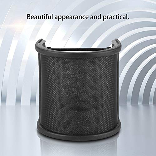 Double Layer U-Shape Microphone Anti-Pop Mask with Iron Design for Studio Use for MK-F600TL, BM-700, BM-900