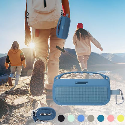 Silicone Cover Compatible with Bose SoundLink Flex 2nd Gen/Bose SoundLink Flex Portable Speaker (Blue Dusk) - color: Blue Dusk, size: Silicone Cover