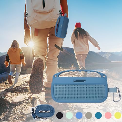 Silicone Cover Compatible with Bose SoundLink Flex 2nd Gen/Bose SoundLink Flex Portable Speaker (Black) - color: Black, size: Silicone Cover