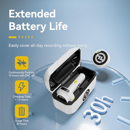 Hollyland Lark M2 Wireless Microphone for iPhone15/16 & Androids, Mini Microphone, 1000ft Range, Hi-Fi Audio, Noise Cancelling, 30h Use, Video Recording (2TX + USB-C RX + Charging Case) | Video Recording (2TX+USB-C RX+Charging Case), Hi-Fi Audio, 1000ft R