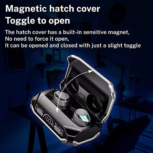 M41 Bluetooth 5.3 True Wireless Earbuds, Environment Noise Cancelling Earbuds, IPX7 Waterproof (Silver) - color: Silver