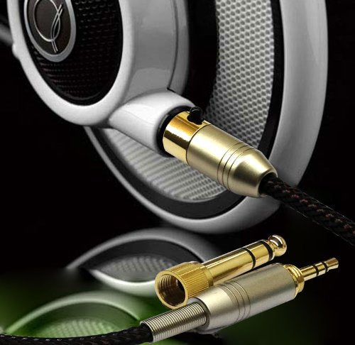 NewFantasia Replacement Audio Upgrade Cable Compatible with AKG K240, K240S, K240MK II, Q701, K702, K141, K171, K181, K271s, K271 MKII, M220, Pioneer HDJ-2000 Headphones 2meters/6.6feet - size: 2m