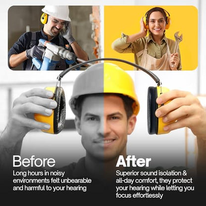 for 3M WorkTunes Replacement Ear Pads Headphones Connect Hearing Protection with Noise Cancelling Radio Ear Muffs AM/FM Bluetooth Headset Protective Earmuffs Shooting Ear Protection Mowing (Pack 4)