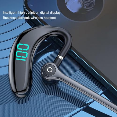 SUNGOOYUE Bluetooth Headset, Noise Cancelling 65 Hours Talking TimeHands Built in Mic Bluetooth 5.3 Earpiece for Driving Business Sports