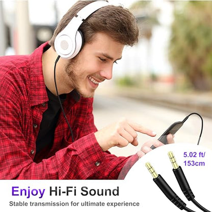Beats Headphones Replacement Audio Cable Wire 3.5mm to 3.5mm (No Mic) - color: Black