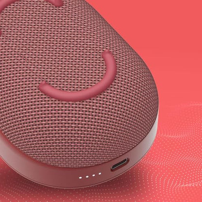 Skullcandy Kilo XT Wireless Bluetooth Speaker - IPX7 Waterproof Mini Bluetooth Speaker with 24 Hour Battery, Downward Firing Passive Radiator, and True Wireless Pairing - Perfect for Outdoor (Red) - color: Red