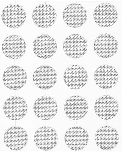 20Pcs/Set Silver Earbuds Filters Earphone Filter Mesh,Earbud and in-Ear Headphones Earphone Protective Filters Earphones Accessories(4mm)