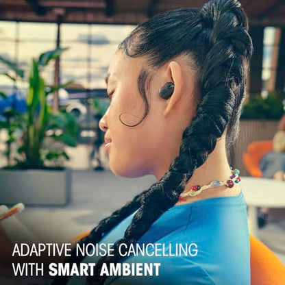 JBL Tune Buds 2 - Noise Cancelling Earbuds - Turquoise | JBL Pure Bass Sound with Spatial Sound, Adaptive noise cancelling with Smart Ambient, Personi-Fi 30 - color: Teal