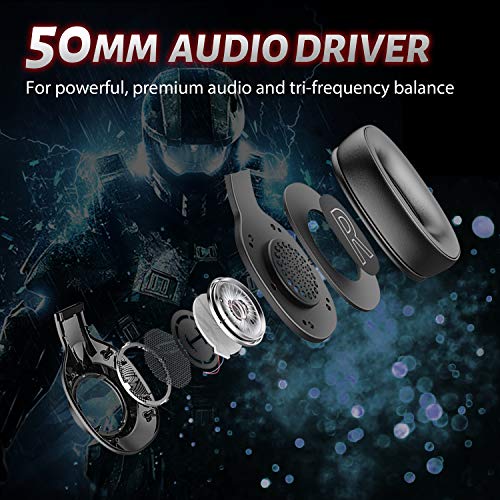 Edifier G2II Gaming Headset for PC PS4 USB Wired Gaming Headphones with 7.1 Surround Sound with Noise Canceling Microphone and RGB Light 50mm Driver Compatible with Mac Desktop PC Black - color: B_ED-G2 II