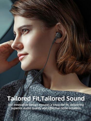 Headphones Wired with Lightning Connector, Wired Earbuds for iPhone, Apple MFi Certified Earphones with Microphone & Volume Contro, Compatible with iPhone 14/13/12/11/Pro Max/XR/XS/X/8/7/SE