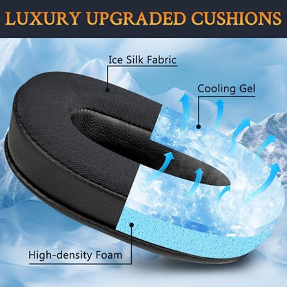 SOULWIT Cooling Earpads for BlueParrott B450/S450 - Black