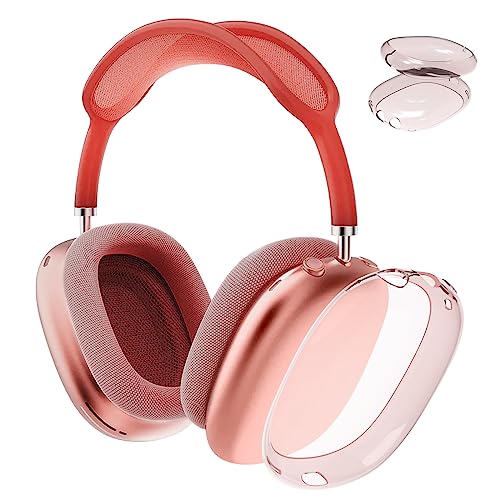Ainiv Protective Case Compatible with Airpods Max, 2 Pack, Clear Pink - color: Clear Pink