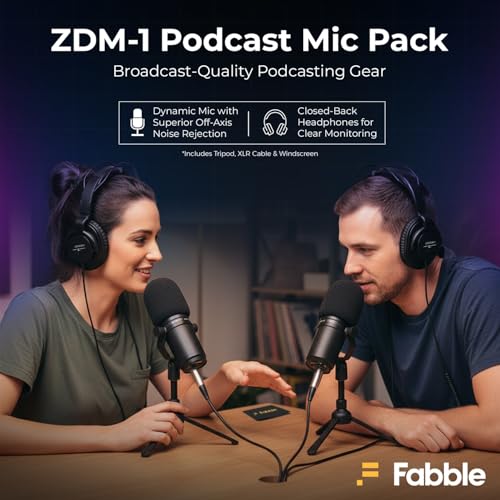 Zoom LiveTrak L6max Digital Mixer/Recorder Bundle with ZDM-1 Podcast Mic Pack, Headphones, Mic Stand, XLR Cable, Windscreen, Batteries, MicroSD Cards