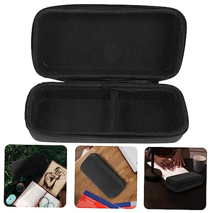 IMIKEYA Microphone Storage Box Mic Case Padded Bag Waterproof Carrying Case Mesh Pocket