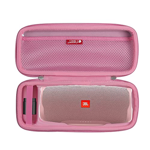 Hermitshell Travel Case for JBL Charge 6 / JBL Charge 5 / JBL Charge 4 Portable Bluetooth Speaker - color: Pink