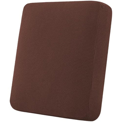 Flamingo P Super Stretch Couch Cushion Cover 1 Pack Individual Seat Slipcover with Elastic Bottom, Machine Washable Furniture Protector (1 Seat Cushion Cover, Burnt Brick) - color: Burnt Brick, size: 1 Seat Cushion Cover