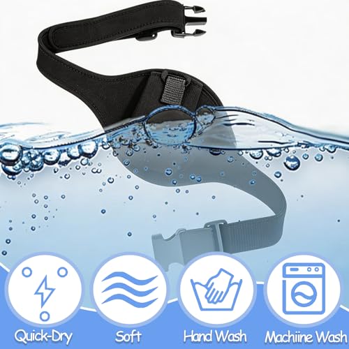 12 Pack Mic Belt Wireless for Fitness, with Anti Dropping Strap, Black | Sweat Absorbent Belt Waistband Bag, for Theatre Fitness Instructor Vertical Speaker