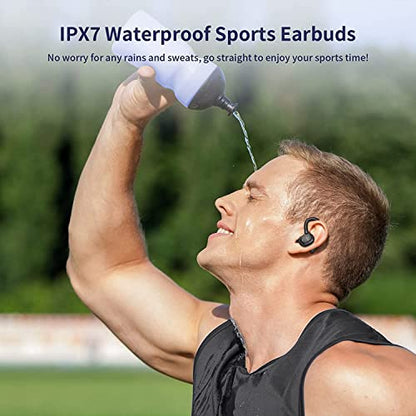 Wireless Ear-Hook TWS Earphones Compatible with Samsung Galaxy S26/Plus/Ultra - Bluetooth Earbuds Over the Ear Headphones True Stereo Charging Case