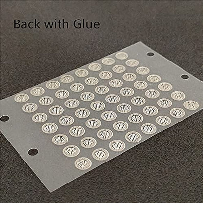 Earbuds Dust-Proof Steel Mesh with Glue Stainless in-Ear Earphones Replace Clean Net Filter dust Headphones Shell Steel mesh 3.7mm 4.5mm 4.8mm 5.0mm (Pack of 10pairs) (4.8mm - size: 4.8mm*10 pair
