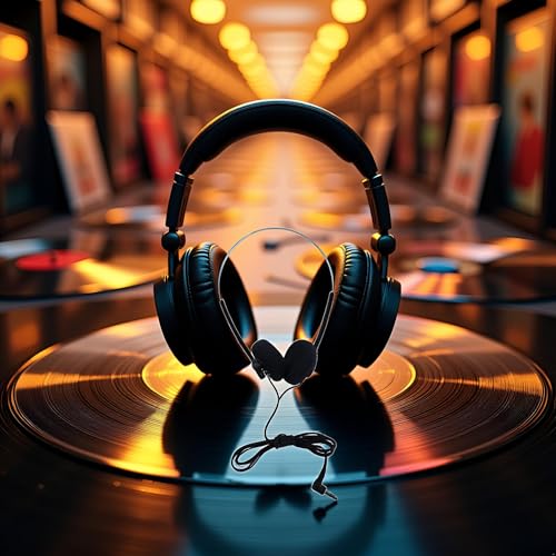 JJLFresheners Black Retro On Ear Headphones, Wired Stereo Headphones, Headphone, Lightweight Portable Headphone with Adjustable Headband,Over,Open-Ear,and Earbuds
