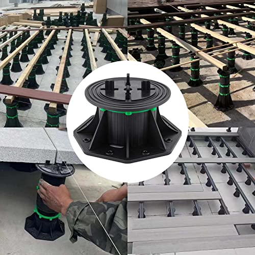 8Pack Adjustable Plastic Pedestal Paver,Floor Slate Support Floor Lift,Deck Support Floor Raising (Split Card Slot) - size: split card slot