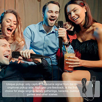 AIOMEST USB Wired Microphone for Music Game, Game Karaoke Microphone, Metal Shell, Suitable for PS2, PS3, PS4, PS5, Wii, Wii U, Microsoft Xbox 360, Xbox One and PC