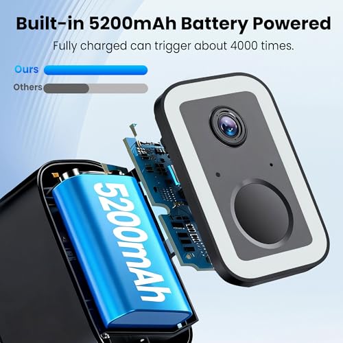 aidowocam 2K Security Cameras Wireless Outdoor Weatherproof IP66,Color Night Vision,AI Motion Detection & Spotlight Siren Alarm,2-Way Audio Battery Powered Outside Cameras for Home Security(2 Pack)