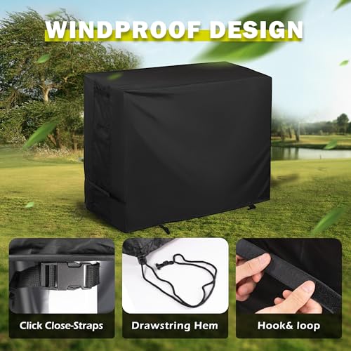 Griddle Cover for Blackstone ProSeries 2-Burner 22" Propane Omnivore Griddle, Flat Top Grill Cover for Blackstone Pro Series 22in Grill 2414 2165 2063 - size: 47"L x 23"D x 37"H