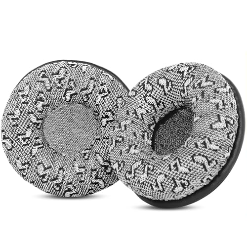 PC960 Headphone Reinforced Durable Fabric Replacement Earpads Compatible with Logitech PC960 960 USB H650E H650e H820e Wireless Headphone Earpads Cushion