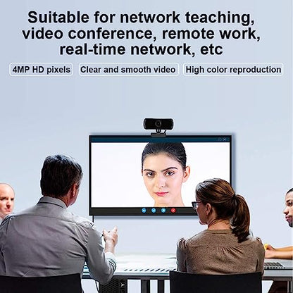 1080P Webcam, USB Webcam with Microphone USB Computer Web Camera, Plug and Play for Live Broadcast Net Class Conferencing Video Calling (Black)