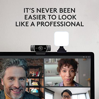 Logitech C922x Pro for Creators Litra Glow - The Ultimate Solution for a Professional Look During Video-Calls - size: 1 Pack, style: 1080P/30 fps, 720p/60fps