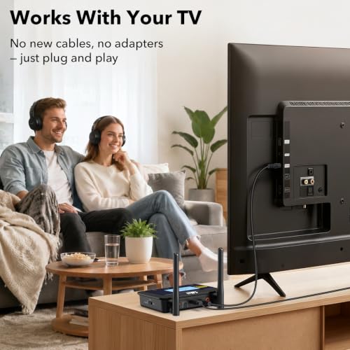 1Mii B03Pro+ Bluetooth 5.3 Transmitter Receiver w/LDAC for TV Home Stereo