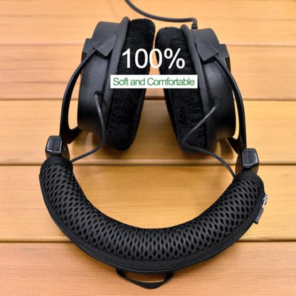 Headphones Headband Cover Compatible with DT770, DT880, DT990, DT 770 PRO, DT 880 PRO, DT 990 PRO Headphones by LTYIVABHTTW (Black Mesh Fabric)