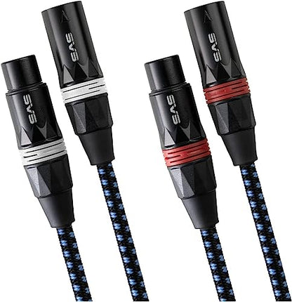 SVS SoundPath Balanced XLR Audio Cable - 3.28 ft. (1m) - Pair - size: 3.28 ft. (1m)