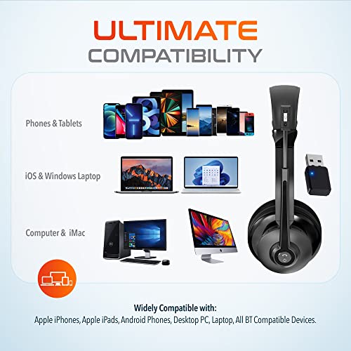 Delton 35X Bluetooth Computer Headset with Noise Cancelling Mic