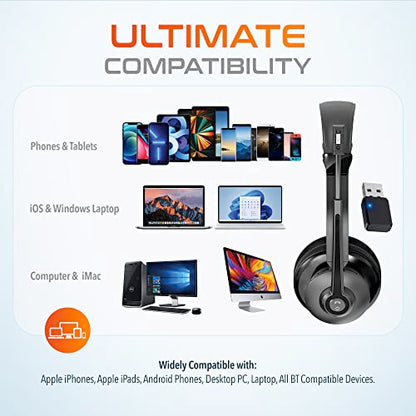 Delton 35X Bluetooth Computer Headset with Noise Cancelling Mic
