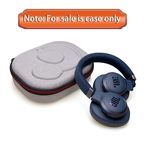 Case for JBL Tune 770NC/510BT/720BT/520BT/670NC/520C Headphones Gray | Hard Carrying Travel Case for JBL Live 770NC/670NC/680NC/780NC Headphones - color: 10.Grey outside + Grey inside