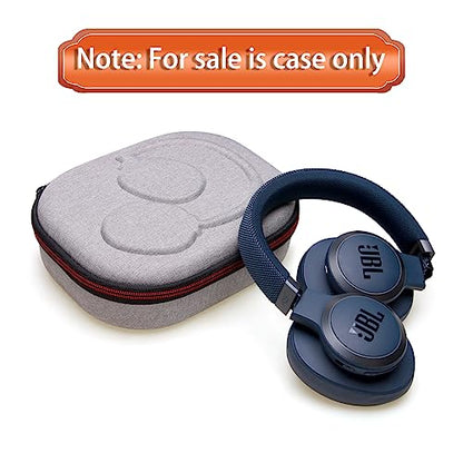 Case for JBL Tune 770NC/510BT/720BT/520BT/670NC/520C Headphones Gray | Hard Carrying Travel Case for JBL Live 770NC/670NC/680NC/780NC Headphones - color: 10.Grey outside + Grey inside