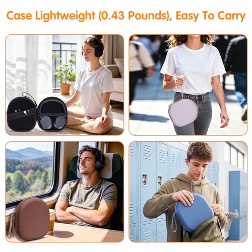 Headphone Headset Case Compatible with Sony WH-CH720N WH-CH520 WH-CH510 WH-CH710N XB900N WH-CH700N Noise Canceling Wireless Headphones,Hard Shell Travel Carrying Headset Cases, Dark Blue - color: Dark Blue