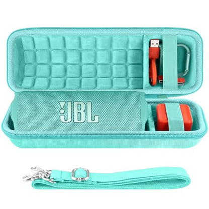 co2CREA Hard Travel Case for JBL Flip 7/6/5/4 Speaker, Mint Green - color: Mint Green Case