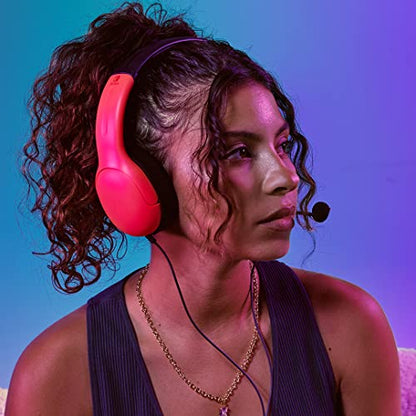 PDP Gaming LVL40 Airlite Stereo Headset for Nintendo Switch/Lite/OLED - Wired Power Noise Cancelling Microphone, Lightweight Soft Comfort On Ear Headphones (Mario Neon - Red & Blue) - color: Blue & Red