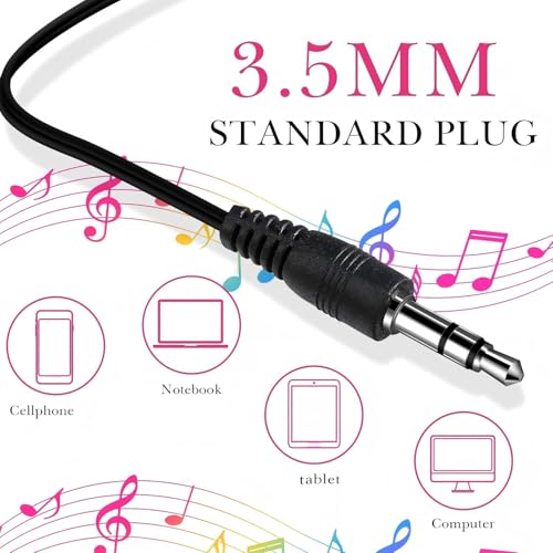 Kanayu 100 Pack Wired Earbuds Bulk for Classroom, 3.5MM No Mic,Pink | Student Headphones for School Library Laptop, Individually Bagged Earphones with Jack for Training and Group Learning - color: Pink