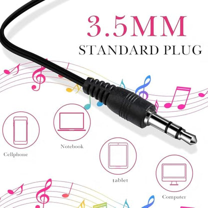 Kanayu 100 Pack Wired Earbuds Bulk for Classroom, 3.5MM No Mic,Pink | Student Headphones for School Library Laptop, Individually Bagged Earphones with Jack for Training and Group Learning - color: Pink