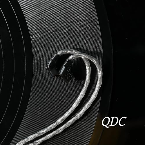 2 Pin IEM Upgrade Cable, 0.78mm Connector, 24-Core Silver-Plated, 4.1ft (1.25m), 4.4mm to 2-Pin/MMCX/QDC for in-Ear Monitors - size: 3.5mm-2PIN