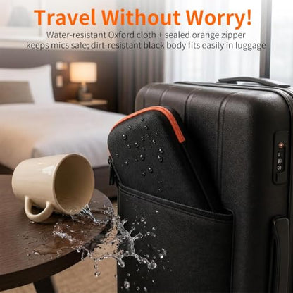 Comecase Hard EVA Wireless Microphone Case for JBL PartyBox Wireless Mic
